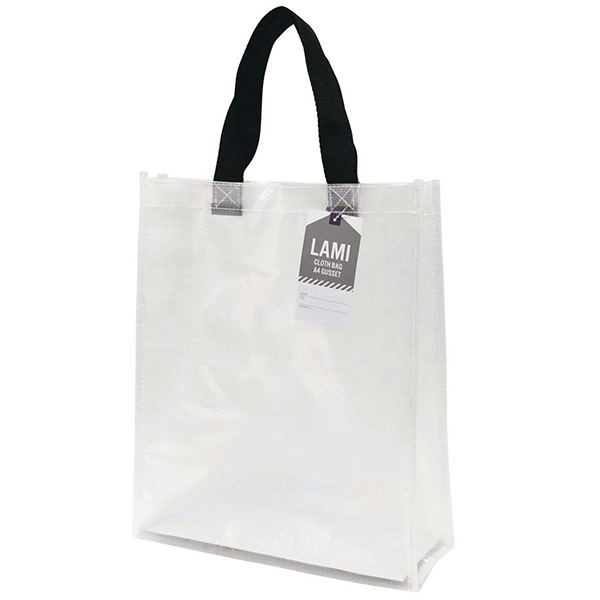 ラミクロスバッグ A4 マチ付(クリア)